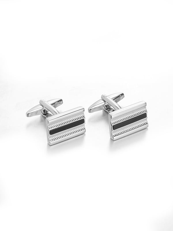 Black Enamel Cufflinks