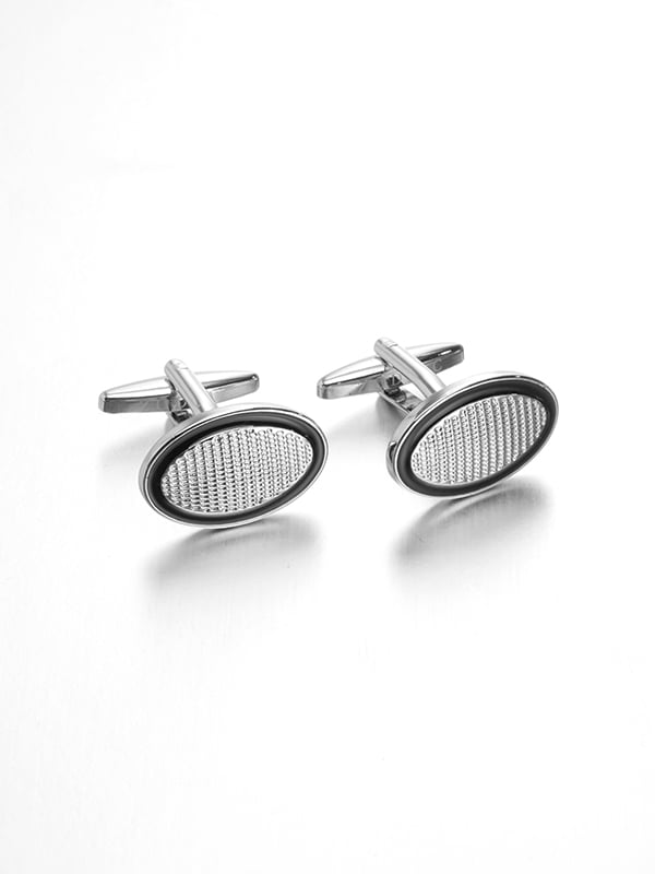 Black Enamel Cufflinks