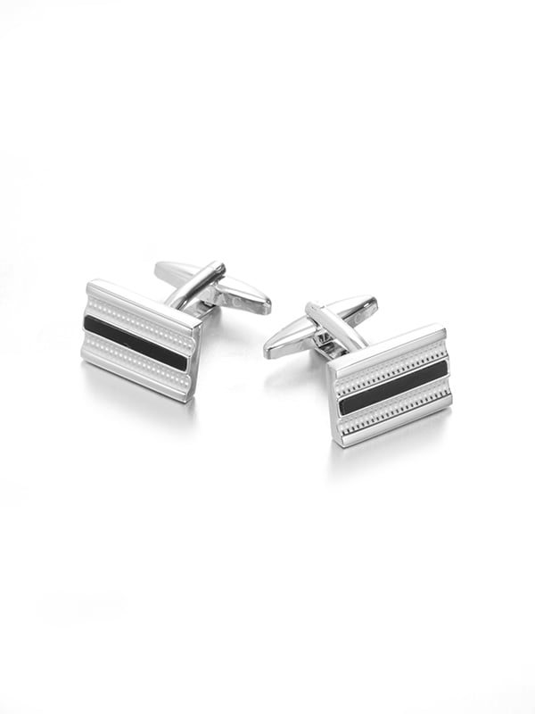 Black Enamel Cufflinks
