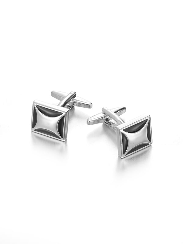 Black Enamel Cufflinks