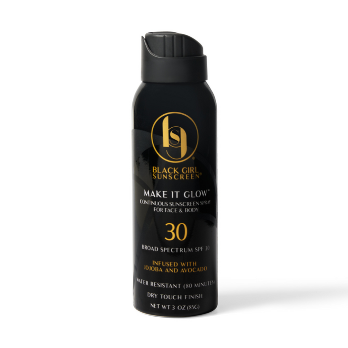 BLACK GIRL SUNSCREEN Make It Glow Sunscreen Spray 3oz