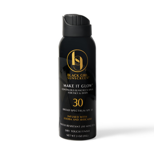BLACK GIRL SUNSCREEN Make It Glow Sunscreen Spray 3oz