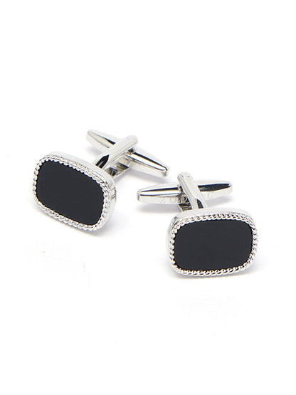 Black Stone Cufflinks