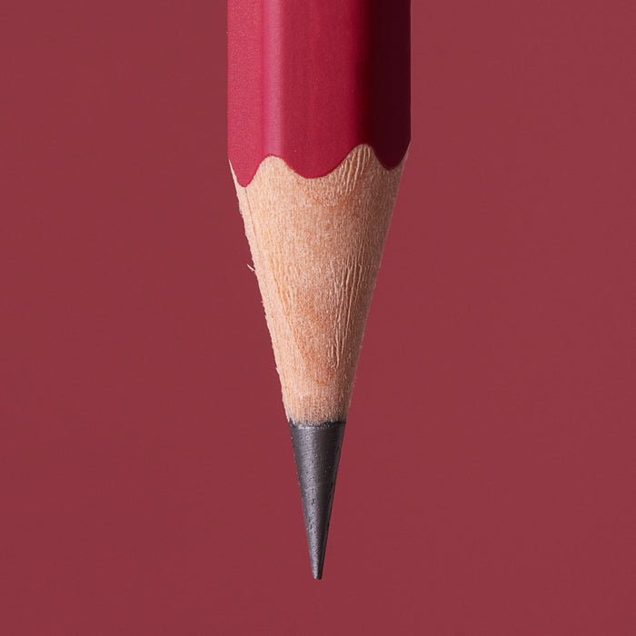 sharpened blackwing matte red pencil
