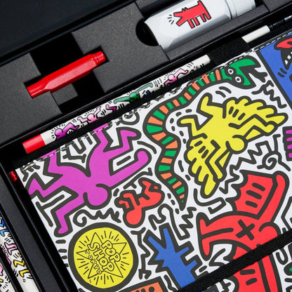 Blackwing Volume 292 Keith Haring gift set close-up showing the details