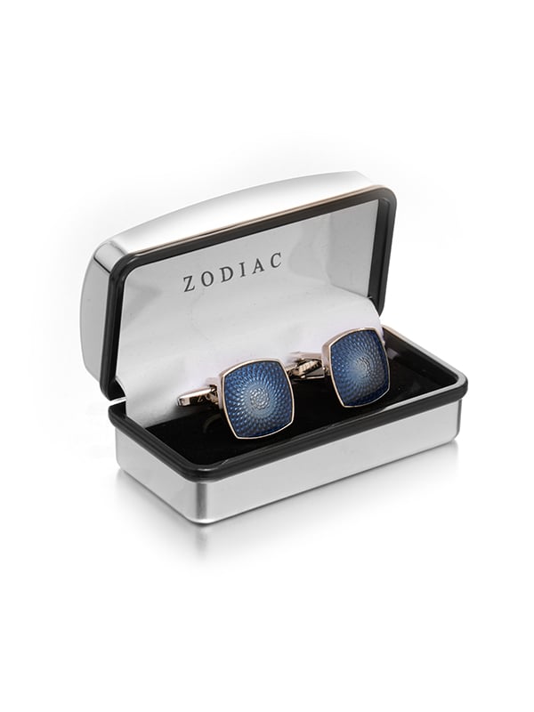 Blue Enamel Cufflinks