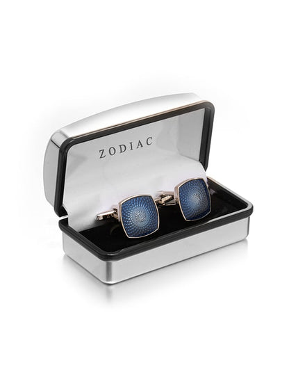 Blue Enamel Cufflinks