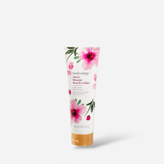 Bodycology Shea Butter Body Cream Cherry Blossom 227g كريم الجسم بزبدة الشيا من بوديكولوجي برائحة زهر الكرز - Princess Cosmetics Qatar