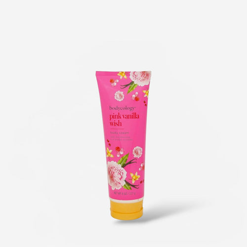Bodycology Shea Butter Body Cream Pink Vanilla Wish 227g كريم الجسم بزبدة الشيا من بودي كولوجي برائحة الفانيليا الوردية - Princess Cosmetics Qatar