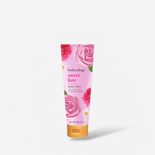 Bodycology Shea Butter Body Cream Sweet Love 227g كريم الجسم بزبدة الشيا من بوديكولوجي سويت لوف - Princess Cosmetics Qatar