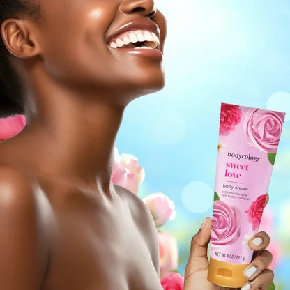 Bodycology Shea Butter Body Cream Sweet Love 227g كريم الجسم بزبدة الشيا من بوديكولوجي سويت لوف - Princess Cosmetics Qatar