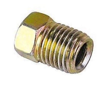 BRAKE LINE TUBE NUTS FOR 3/8 STEEL LINE 4 PACK
