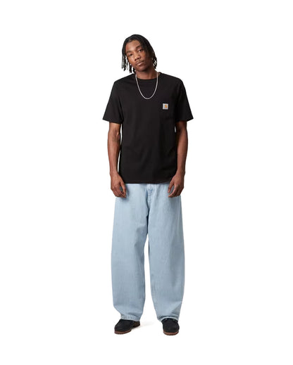 Brandon Pant Blue Heavy Stone Bleached