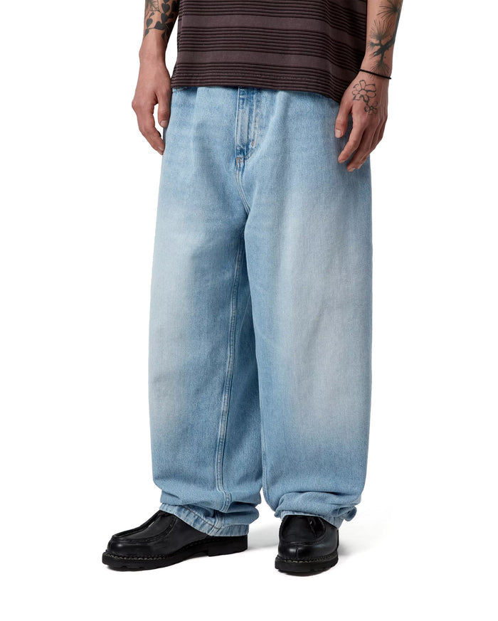 Brandon Pant Blue Heavy Worn Bleached