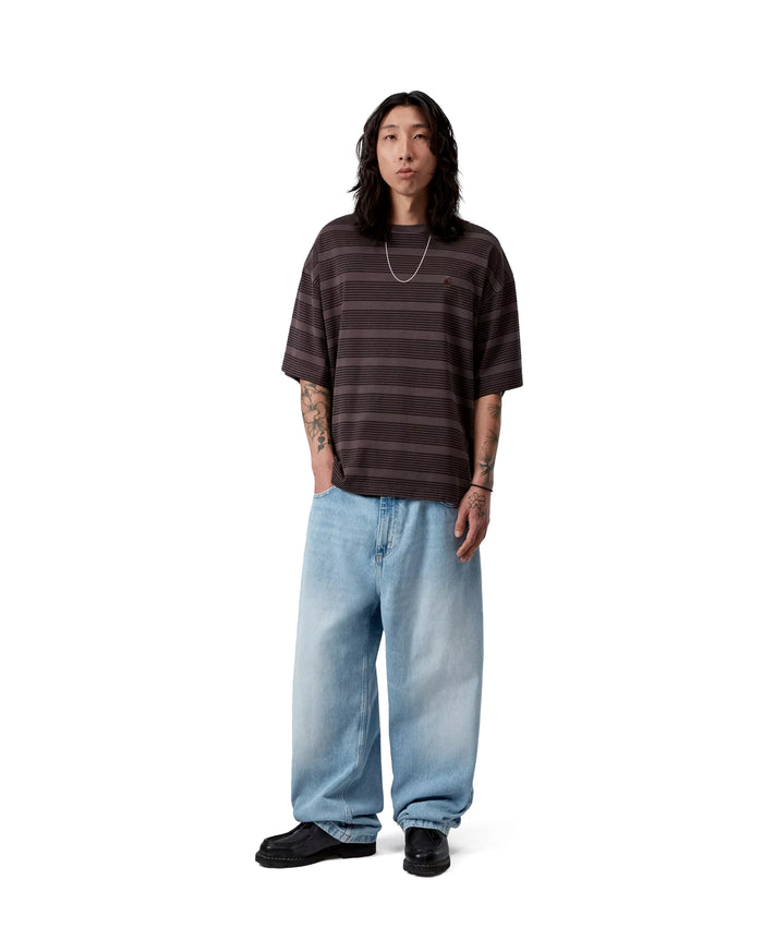 Brandon Pant Blue Heavy Worn Bleached