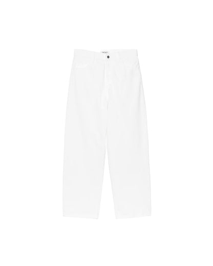 Brandon Pant White Rinsed Femme