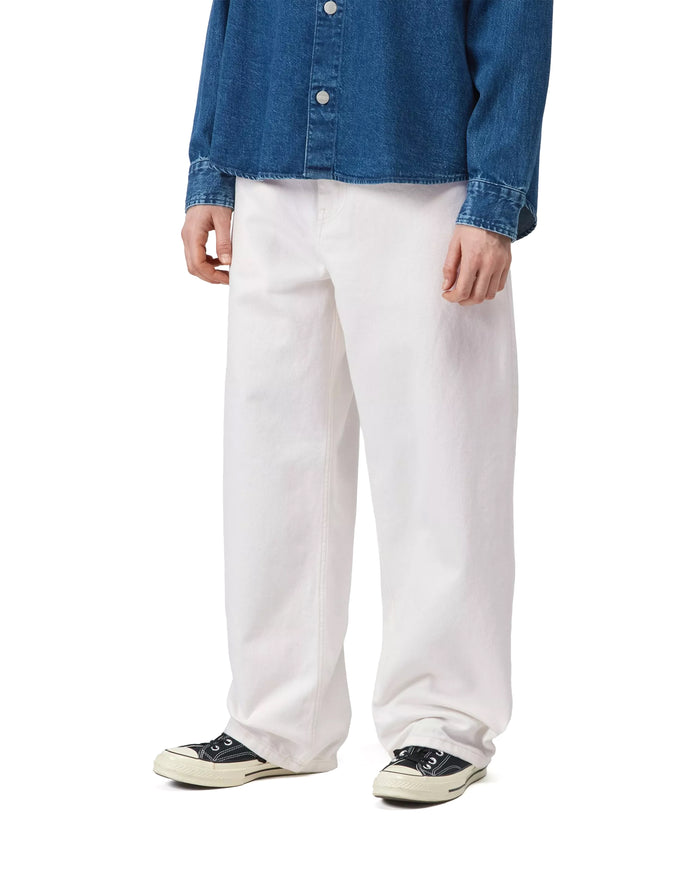 Brandon Pant White Rinsed Femme