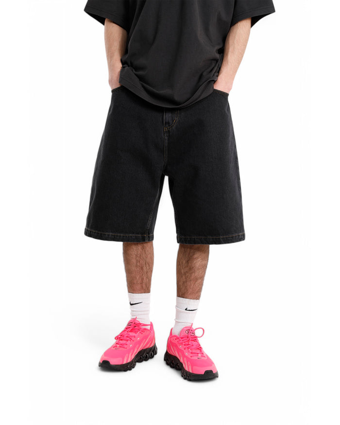 Carhartt WIP-Brandon Short Black Stone Washed-Starcowparis