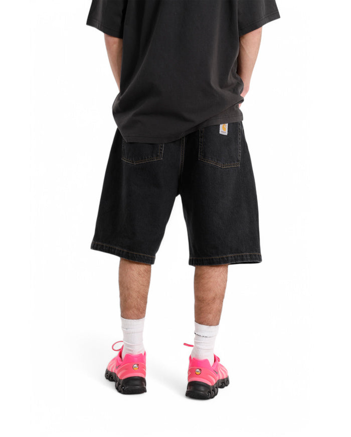 Carhartt WIP-Brandon Short Black Stone Washed-Starcowparis