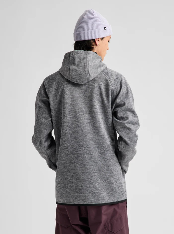 Product image of Men's Burton Crown Weatherproof Pullover Fleece[Variant:True Black Heather]