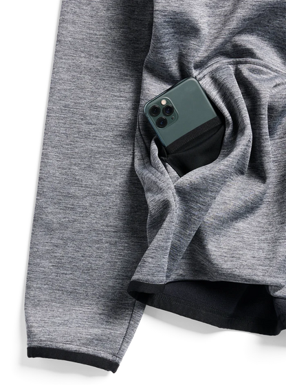 Product image of Men's Burton Crown Weatherproof Pullover Fleece[Variant:True Black Heather]
