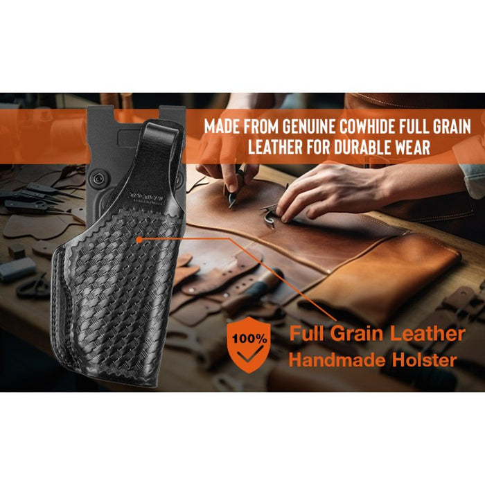 Byrna SD/LE Leather Basketweave Duty Holster