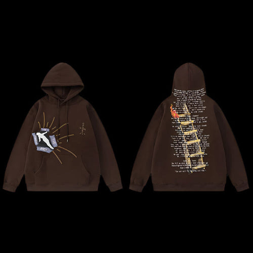 Cactus Jack Highest In The Room Brown Hoodie