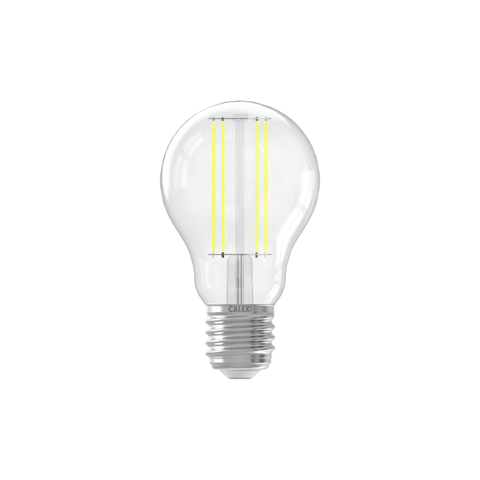 Calex Filament LED Lamp - E27 - A60 - Clear - 2.2W - High Efficiency