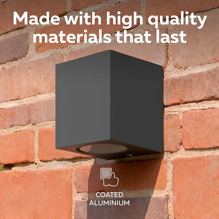 Calex Sanremo Wall Light Downlight - GU10 - Anthracite