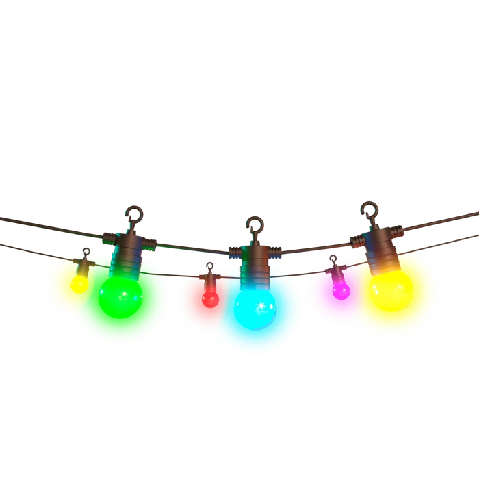 Calex Smart Outdoor String Light – 15 bulbs – RGBIC+CC