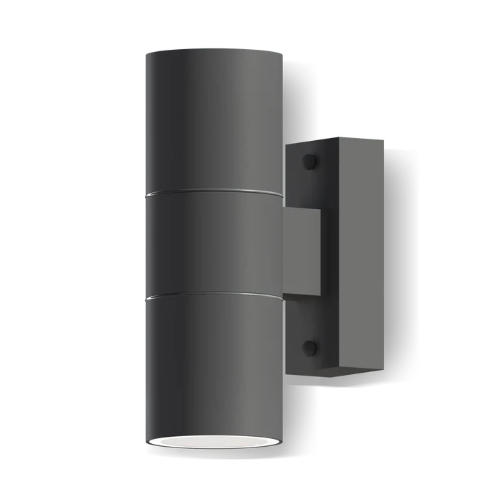 Calex Turin Wall Light - Up & Down - 2x GU10 - Anthracite