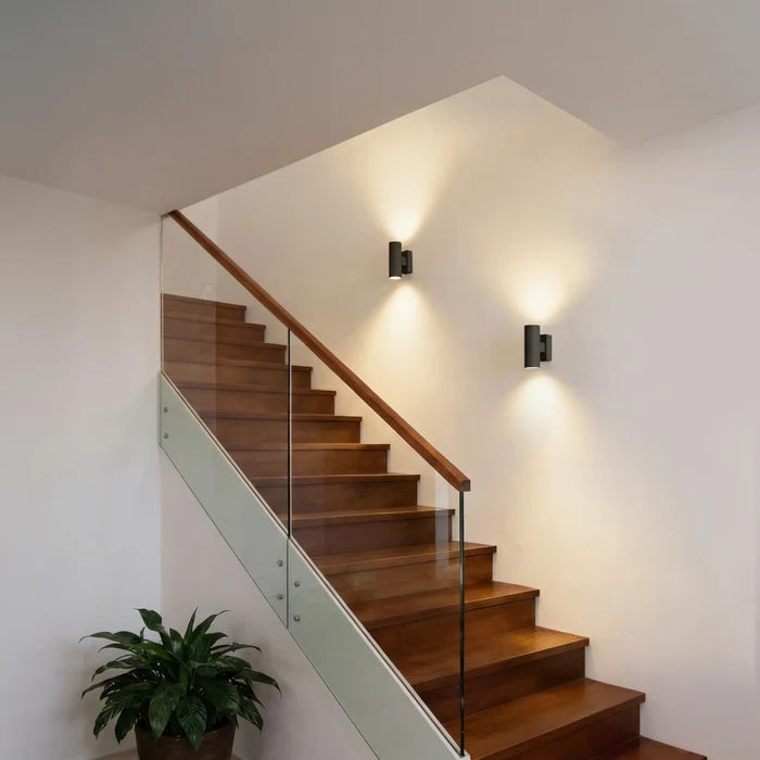 Calex Turin Wall Light - Up & Down - 2x GU10 - Anthracite