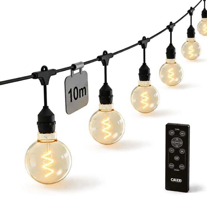 Calex Vista Festoon 10m - XL Bulb