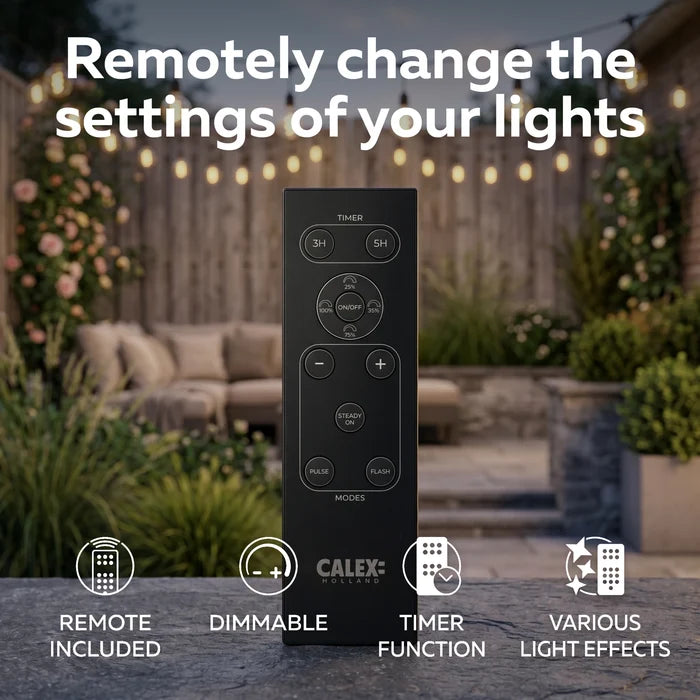 Calex Vista Festoon 10m - XL Bulb