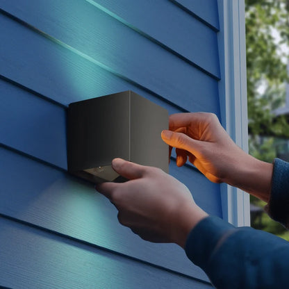 Calex Volterra Rechargeable Wall Light - Up & Down - Black