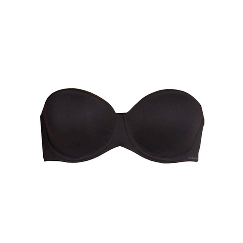 Calvin Klein Strapless Push Up Black Bra