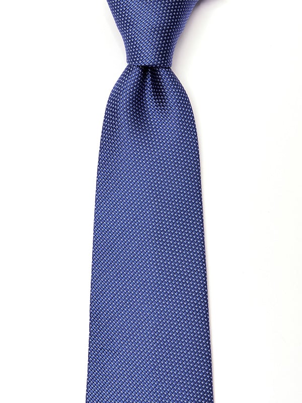 Campania Structure Dark Blue Silk Tie