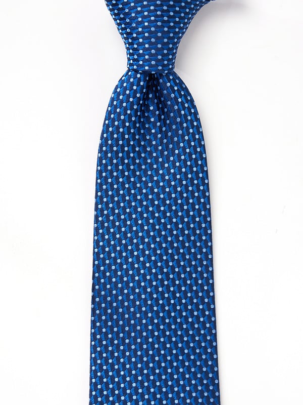 Campania Structure Dark Blue Silk Tie