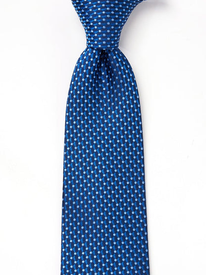 Campania Structure Dark Blue Silk Tie