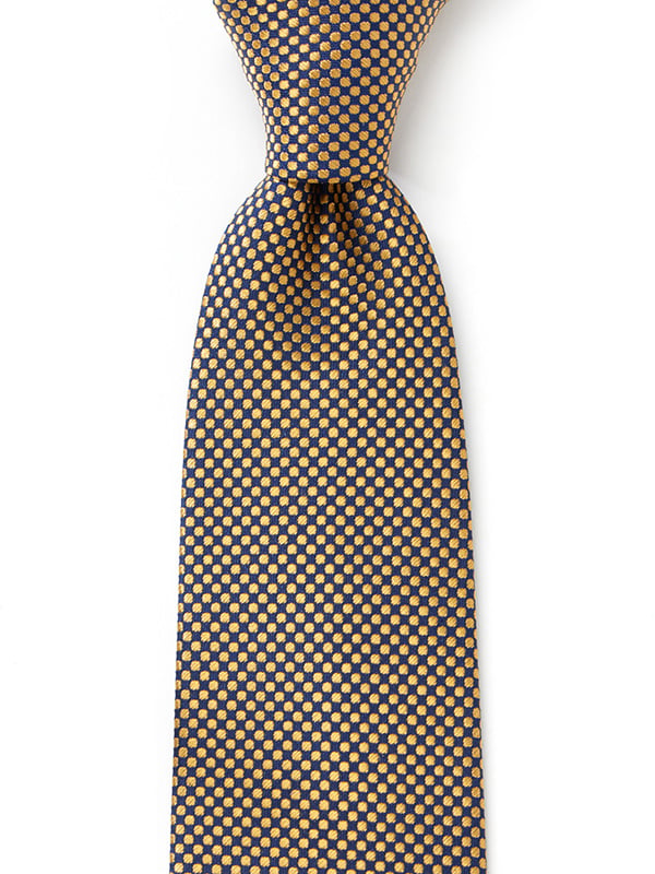 Campania Structure Dark Gold Silk Tie