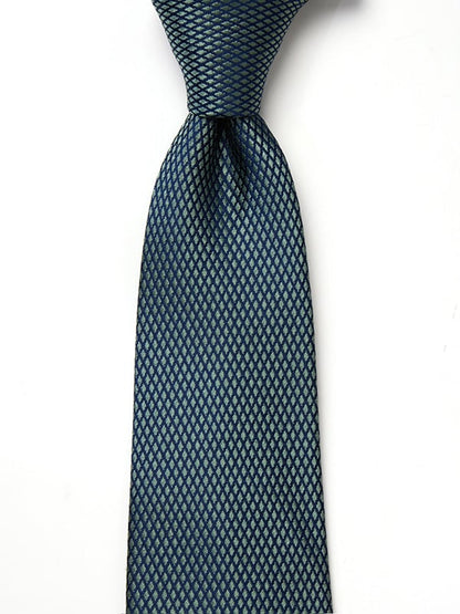 Campania Structure Dark Green Silk Tie