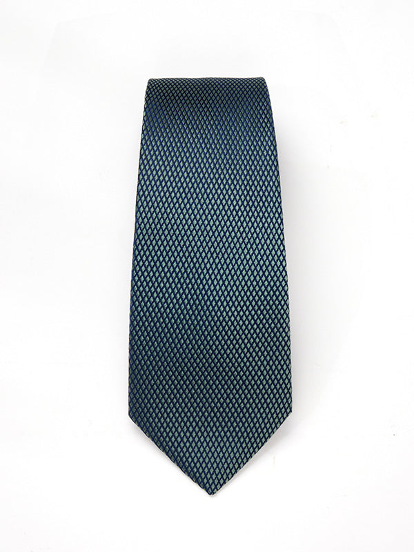 Campania Structure Dark Green Silk Tie