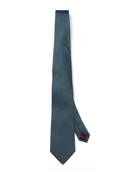 Campania Structure Dark Green Silk Tie