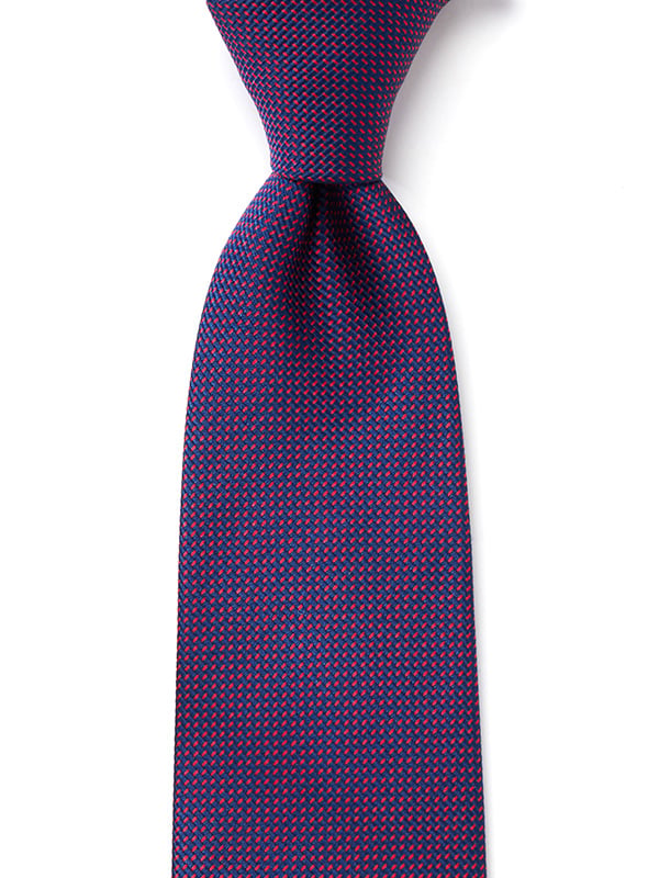 Campania Structure Dark Maroon Silk Tie