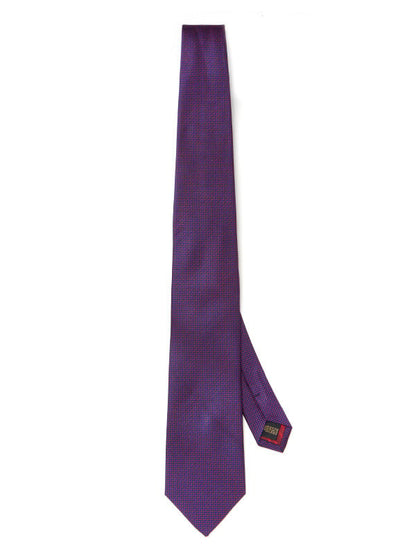 Campania Structure Dark Maroon Silk Tie