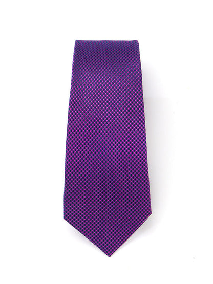 Campania Structure Dark Purple Silk Tie