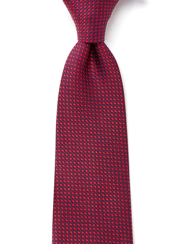 Campania Structure Medium Maroon Silk Tie