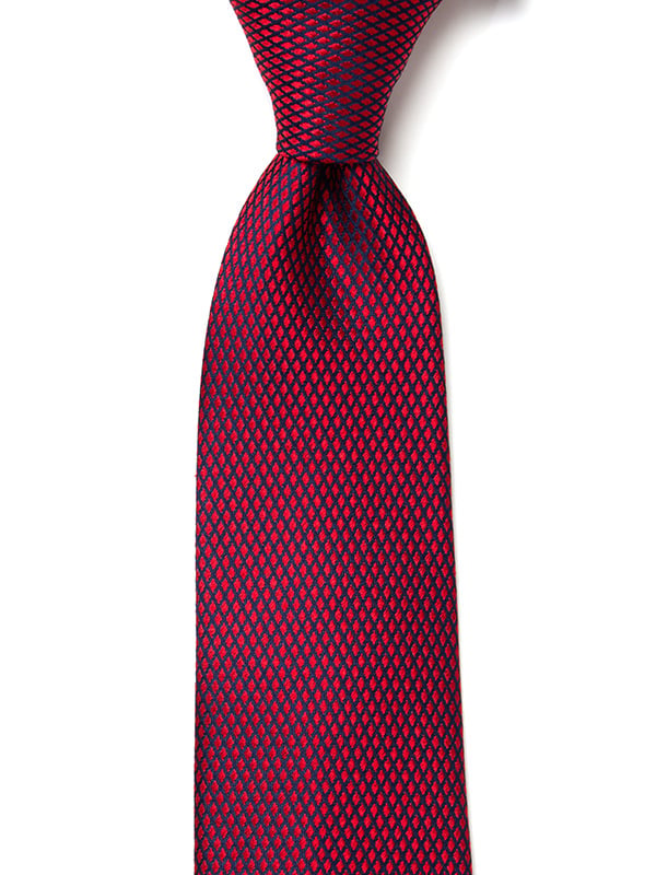 Campania Structure Medium Maroon Silk Tie