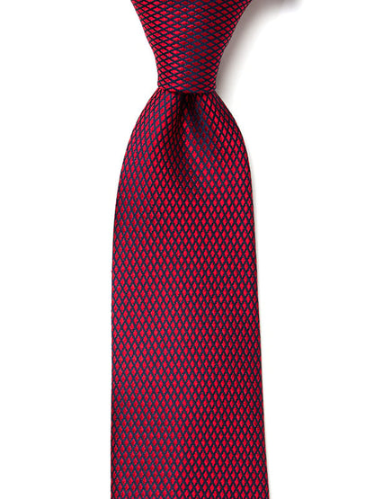 Campania Structure Medium Maroon Silk Tie