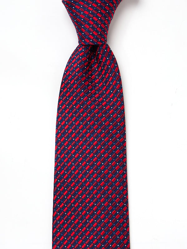 Campania Structure Medium Maroon Silk Tie
